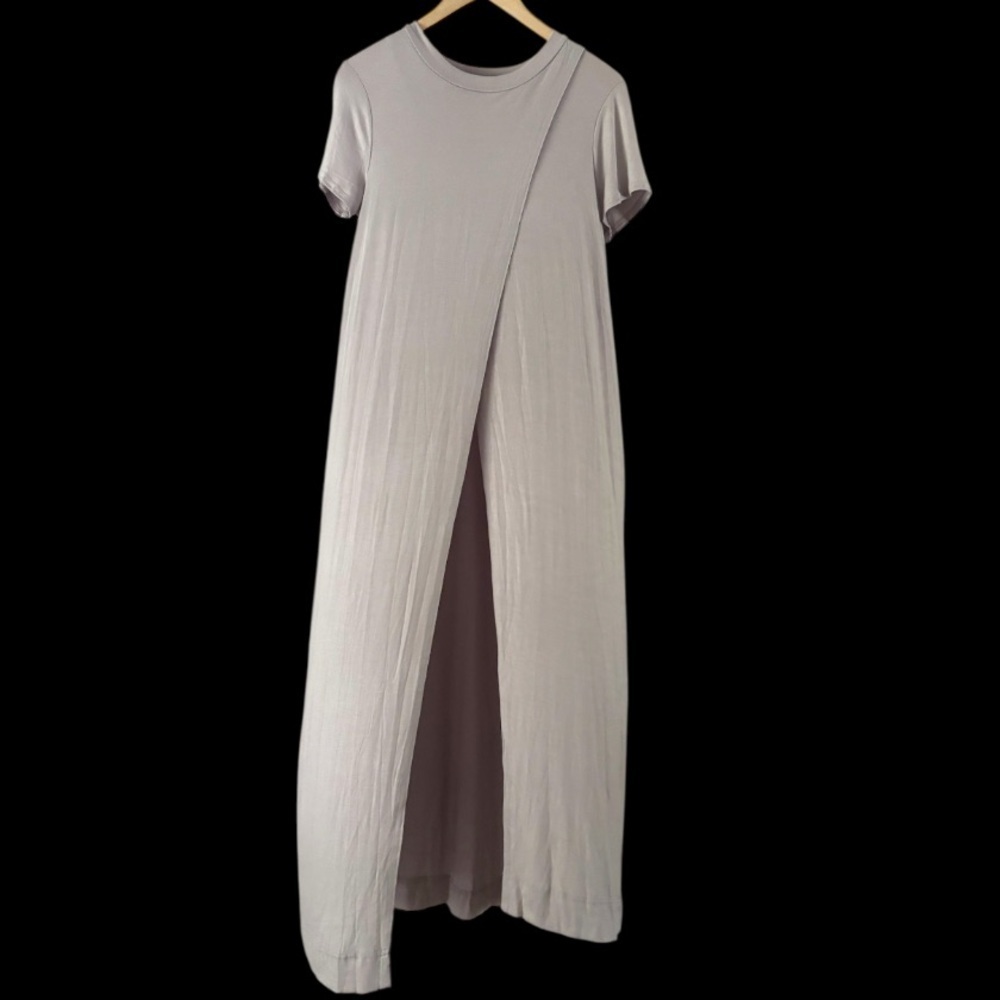 Free People Beach Cross Over open Front Maxi Shirt Dress NWOT